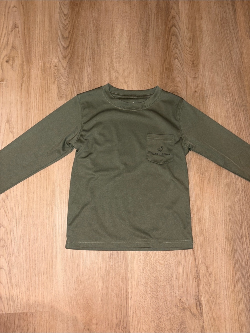Properly Tied Boys Performance- Duck Calls, Olive Green